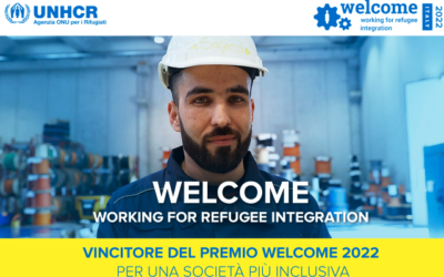 L’ALS MCL Sicilia ha ricevuto il premio WELCOME 2022 “perchè ha determinato con successo l’assunzione deirifugiati”.