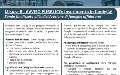 Comunicato Stampa: Parte a Catania l’accoglienza in famiglia dei richiedenti asilo